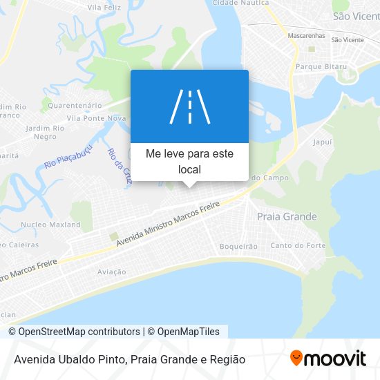 Avenida Ubaldo Pinto mapa
