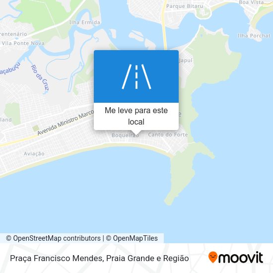 Praça Francisco Mendes mapa