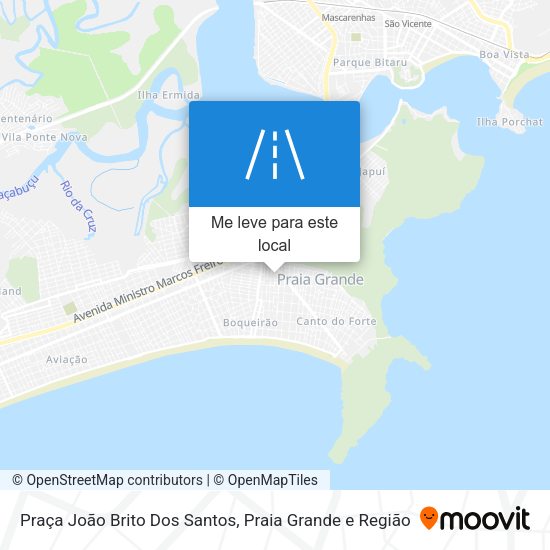 Praça João Brito Dos Santos mapa