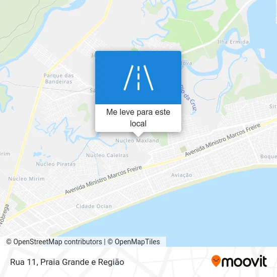 Rua 11 mapa