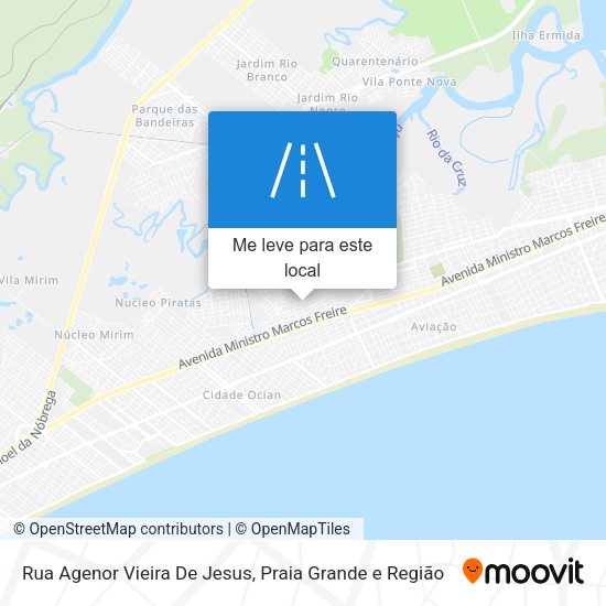 Rua Agenor Vieira De Jesus mapa