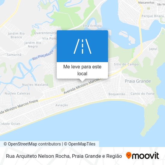 Rua Arquiteto Nelson Rocha mapa