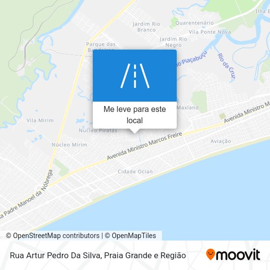Rua Artur Pedro Da Silva mapa