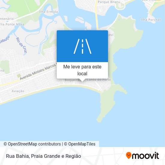 Rua Bahia mapa