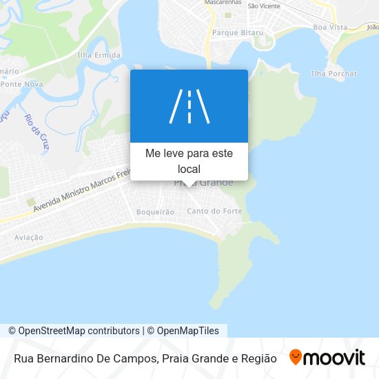 Rua Bernardino De Campos mapa