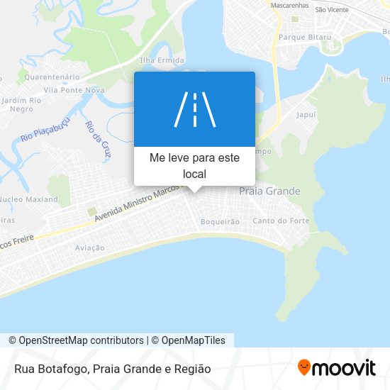 Rua Botafogo mapa
