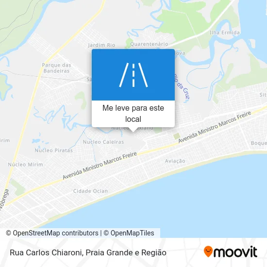 Rua Carlos Chiaroni mapa