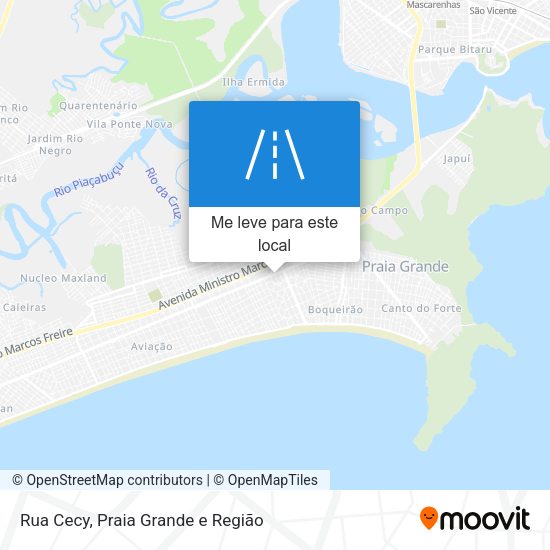 Rua Cecy mapa