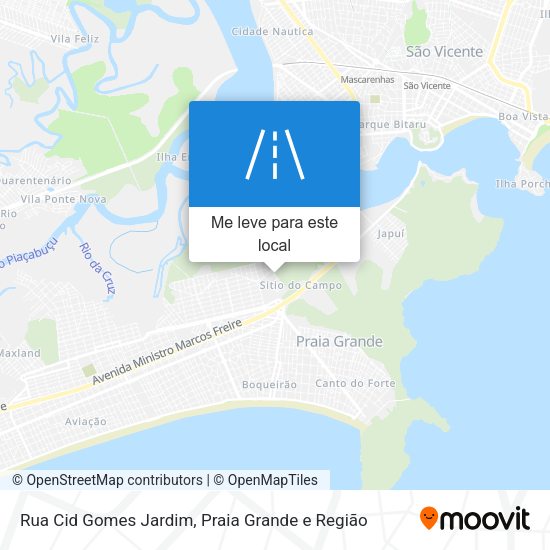 Rua Cid Gomes Jardim mapa