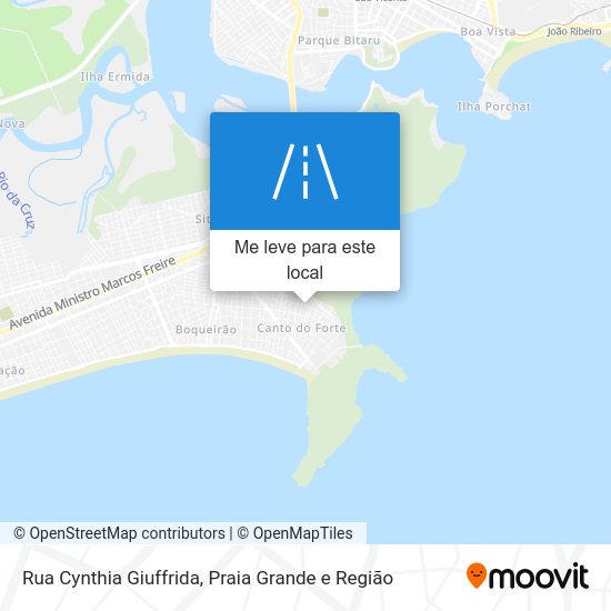 Rua Cynthia Giuffrida mapa