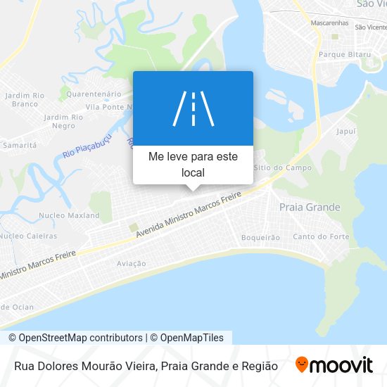 Rua Dolores Mourão Vieira mapa