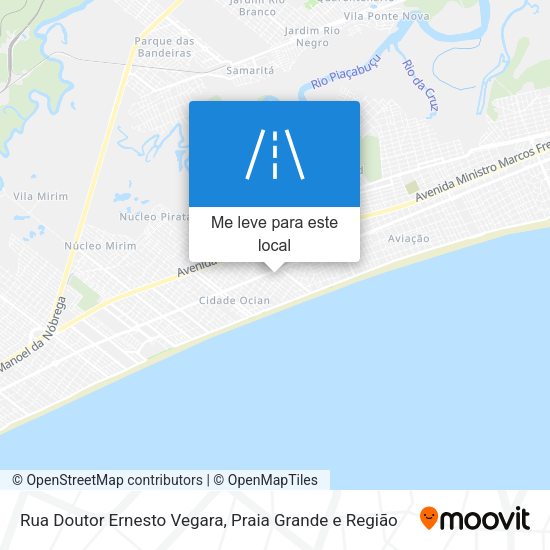 Rua Doutor Ernesto Vegara mapa