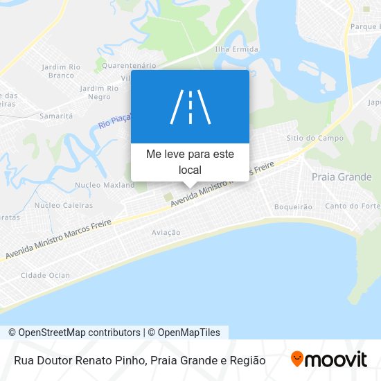 Rua Doutor Renato Pinho mapa