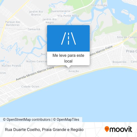 Rua Duarte Coelho mapa