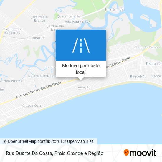Rua Duarte Da Costa mapa