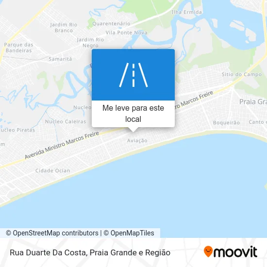 Rua Duarte Da Costa mapa