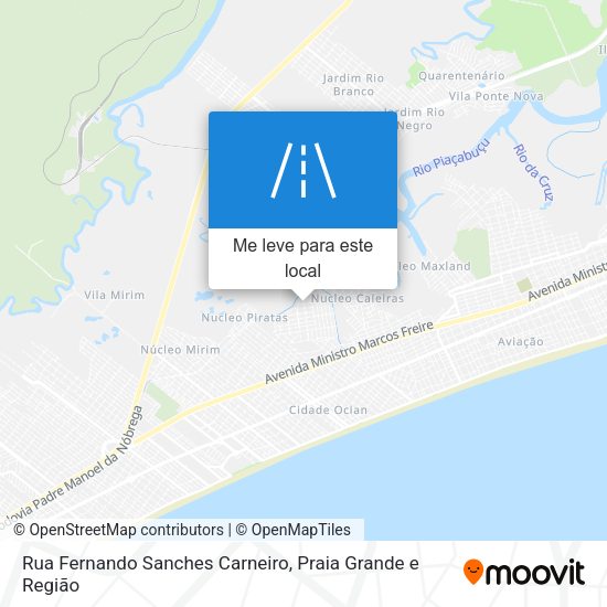 Rua Fernando Sanches Carneiro mapa