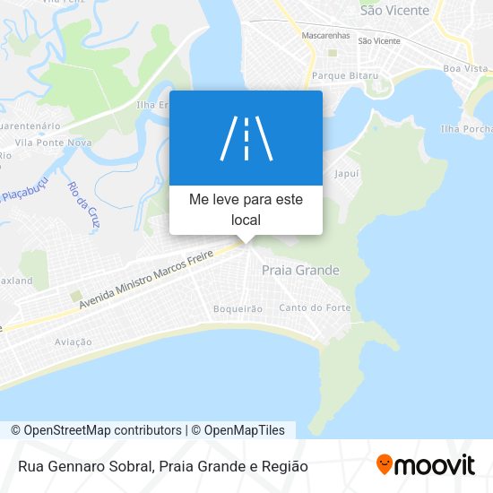 Rua Gennaro Sobral mapa
