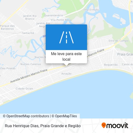 Rua Henrique Dias mapa