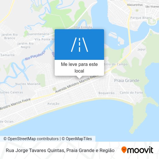 Rua Jorge Tavares Quintas mapa