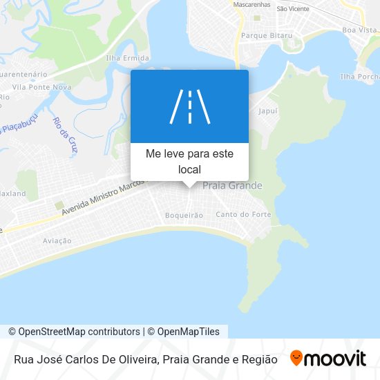 Rua José Carlos De Oliveira mapa