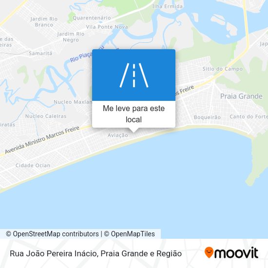 Rua João Pereira Inácio mapa
