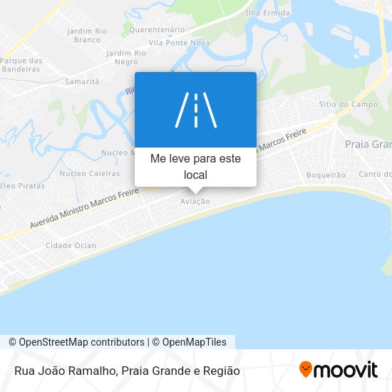Rua João Ramalho mapa
