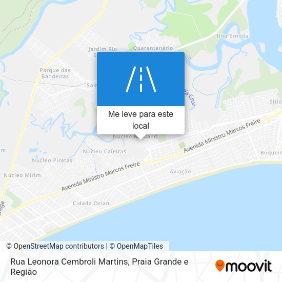 Rua Leonora Cembroli Martins mapa