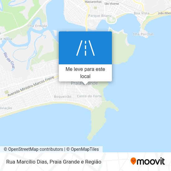 Rua Marcílio Dias mapa