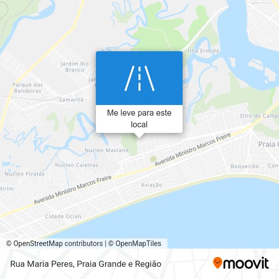 Rua Maria Peres mapa