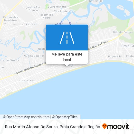 Rua Martin Afonso De Souza mapa