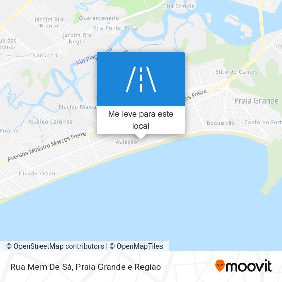 Rua Mem De Sá mapa