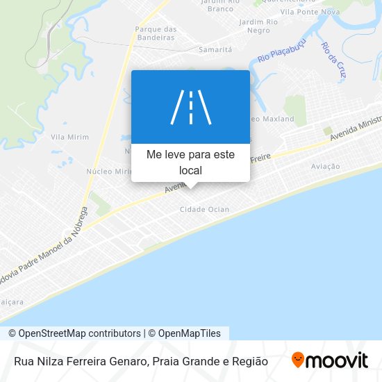 Rua Nilza Ferreira Genaro mapa