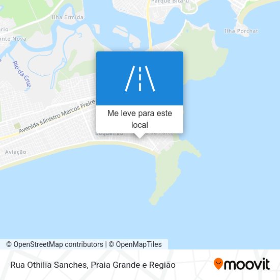 Rua Othilia Sanches mapa