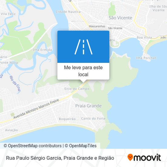 Rua Paulo Sérgio Garcia mapa