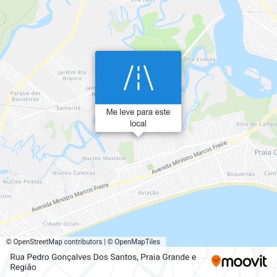 Rua Pedro Gonçalves Dos Santos mapa