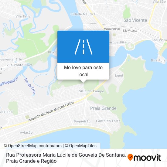 Rua Professora Maria Lucileide Gouveia De Santana mapa
