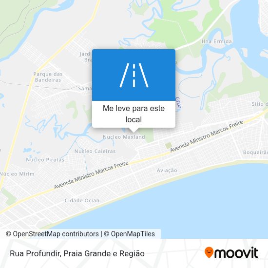 Rua Profundir mapa