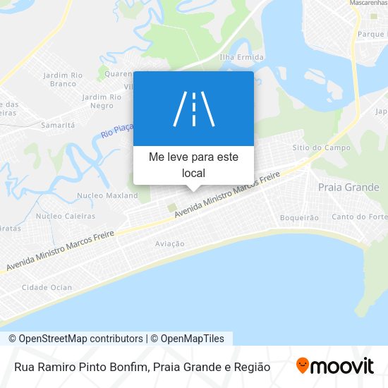 Rua Ramiro Pinto Bonfim mapa