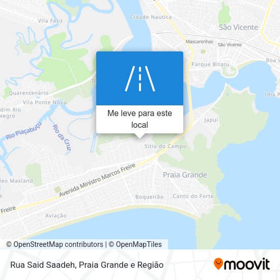Rua Said Saadeh mapa