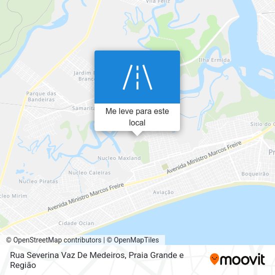 Rua Severina Vaz De Medeiros mapa