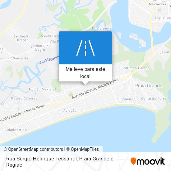 Rua Sérgio Henrique Tessariol mapa