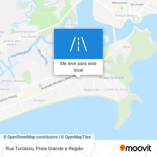 Rua Turiassu mapa