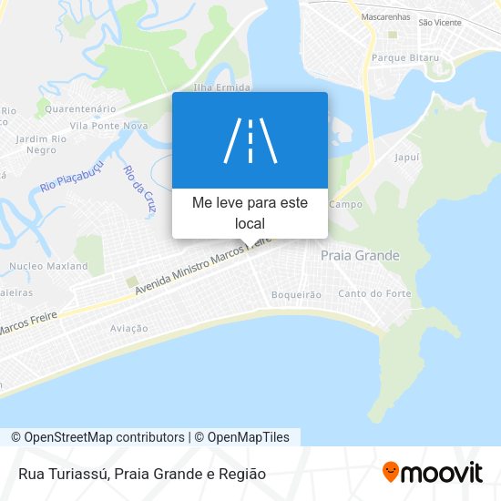Rua Turiassú mapa