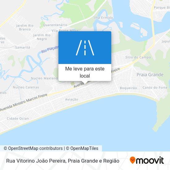 Rua Vitorino João Pereira mapa