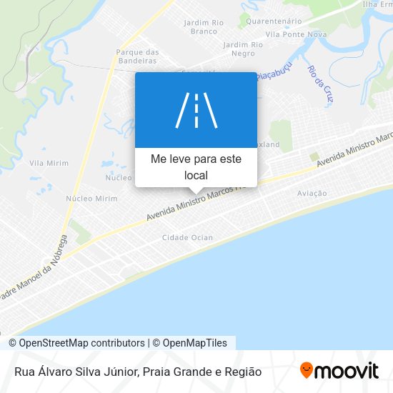 Rua Álvaro Silva Júnior mapa