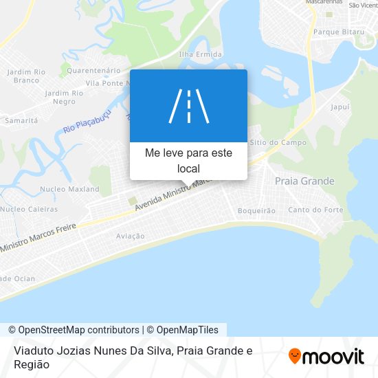 Viaduto Jozias Nunes Da Silva mapa