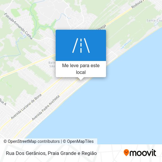 Rua Dos Gerãnios mapa
