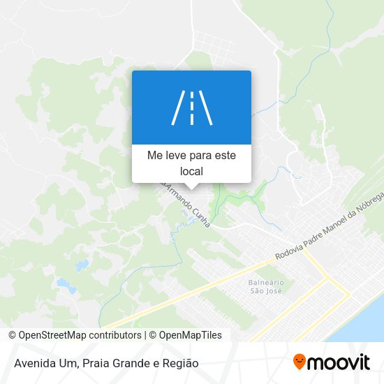 Avenida Um mapa