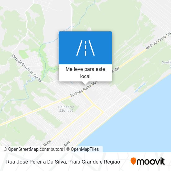 Rua José Pereira Da Silva mapa